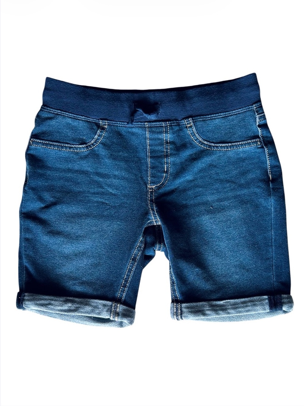 ✅ 5 for $25 - SO Girls Blue Denim-Style Knit Shorts, Size 12